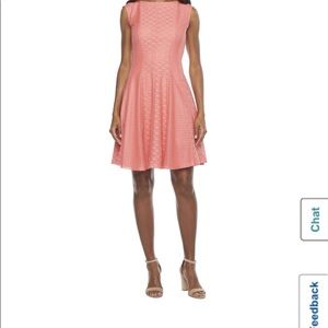 COPY - Danny & Nicole coral lace dress